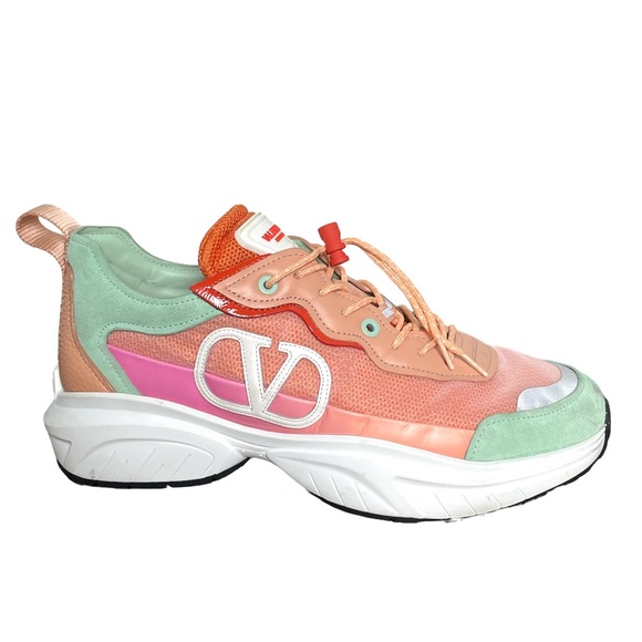 VALENTINO GARAVANI V-Logo SheGoes Pastel Fashion Sneakers \\ 39.5 - Picture 2 of 12